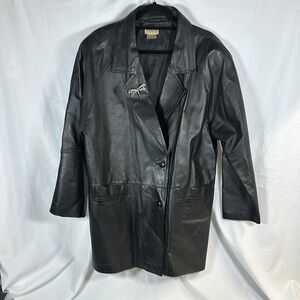 Black Leather Women's Jacket